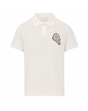 Moncler Logo Polo - White