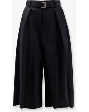 Sacai Shorts Poliestere - Blue