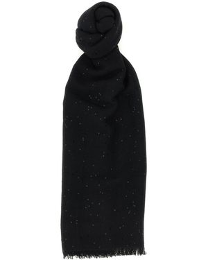 Brunello Cucinelli Cashmere Scarf - Black