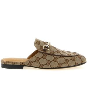 Gucci 'Princetown' Slippers - Brown