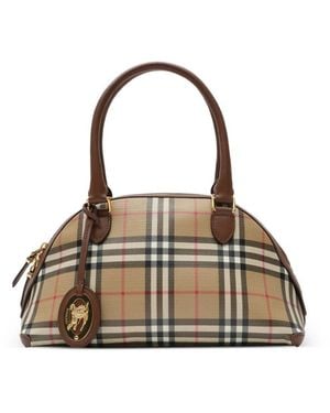 Burberry Tote Bags - Brown