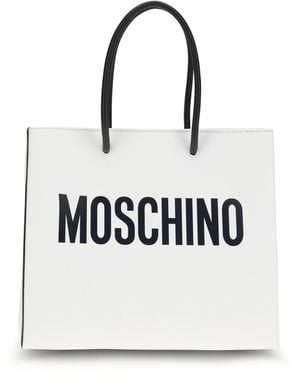 Moschino Leather Bag - White