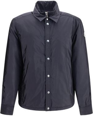 Moncler Meridelle Padded Shirt Jacket - Blue