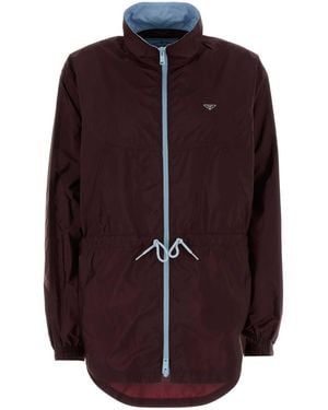 Prada Re-Nylon Drawstring-Waist Jacket - Purple