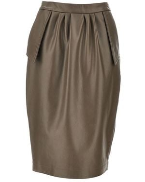 Stella McCartney Altermat Midi Skirt - Brown