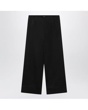 TOTEME Fluid Satin Pants - Black