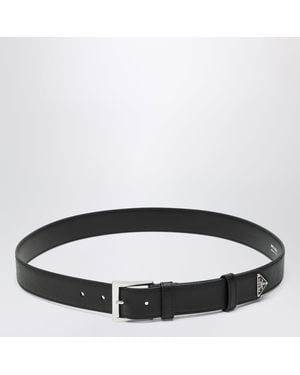 Prada Saffiano Belt - Black