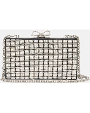 Self-Portrait Chainmail Clutch Bag - Multicolor