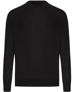 ZEGNA 15Milmil15 Trophy Wool Crewneck - Black