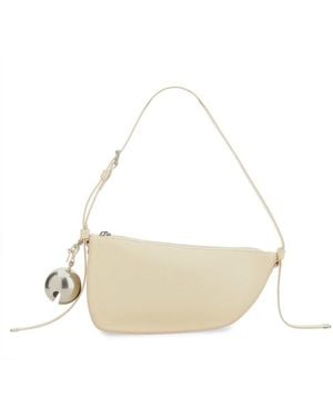 Burberry Mini "Shield" Bag - Natural