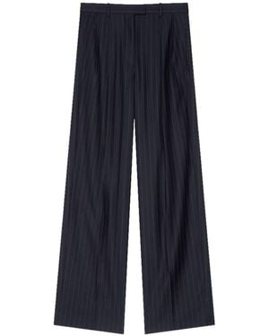 Givenchy Wool Double-Pleat Pants - Blue