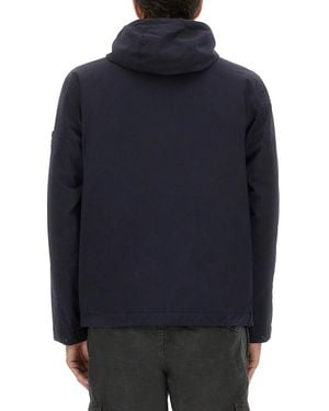 Stone Island Solid Hood Jacket - Blue