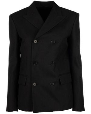 Celine Clothing Blazers & Gilets - Black