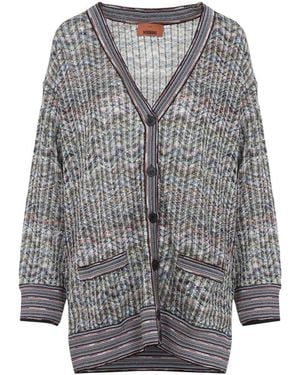 Missoni Caprdoni Maxi Cardigan - Gray