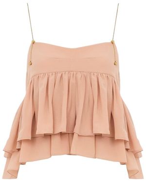 Chloé Sleeveless Tops - Pink