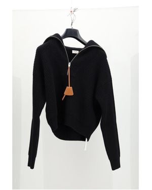 Celine Trucker Sweater - Black