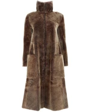 Giorgio Armani Fur Coat - Brown