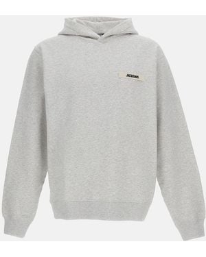 Jacquemus Le Hoodie Gros Grain Sweat - White