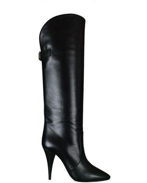 Saint Laurent Harper Boots - Black