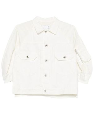 Sacai Jackets - White