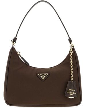 Prada Re-Nylon Re-Edition 2005 Shoulder Bag - Brown