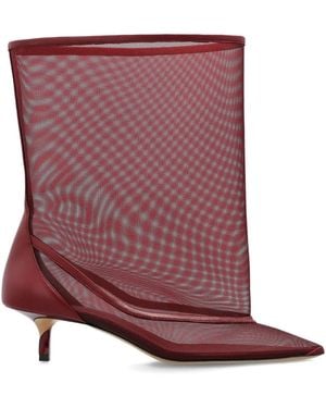 Jacquemus Tourni Mesh Boots - Purple