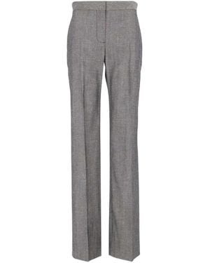 Stella McCartney Straight-Leg Twill Pants - Gray