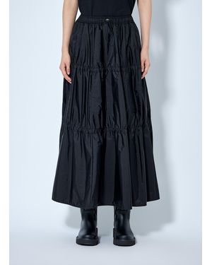 Moncler Tiered Maxi Skirt - Blue