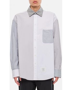 Thom Browne Oversized Cotton Shirt - White