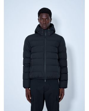 Moncler Arajoki Hooded Short Down Jacket - Blue