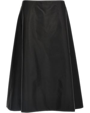 Marni A-Line Midi Skirt - Black