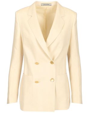 Tagliatore "Nayade" Double-Breasted Blazer - Natural