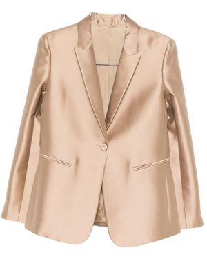 Alberta Ferretti Neutrals Jackets - Natural