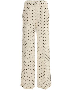 P.A.R.O.S.H. Polka-Dot Pants - White
