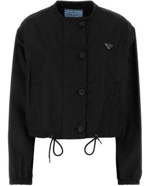 Prada Re-Nylon Windbreaker - Black