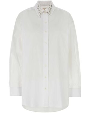 Givenchy Poplin Oversize Shirt - White