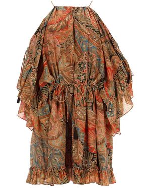Etro Paisley Print Dress - Brown