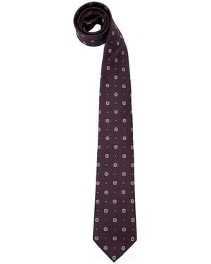 Saint Laurent Tie - Purple