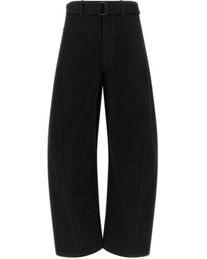 Lemaire 'Twisted Belted' Jeans - Black