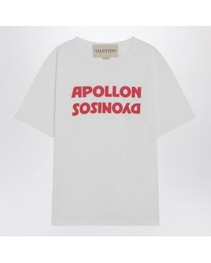Valentino T-Shirt With Apollon/Dionysos Print - White