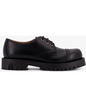 Dior Dior Dh Dexpiii Leather Lace-Up Shoes - White