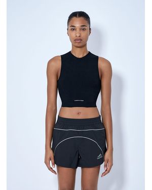 Balenciaga Fitted Cut Top - Blue