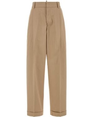 DSquared² Beige Gabardine Pant - Natural