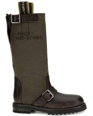 Fendi Commando Boots - Black