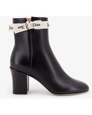 Dior Dior J'Adior Leather Ankle Boot - White