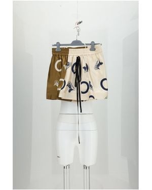 Celine Pajama Shorts - White