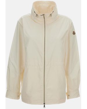 Moncler Enette Short Parka - Natural