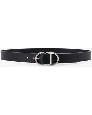 Dior Dior Leather Belt - White