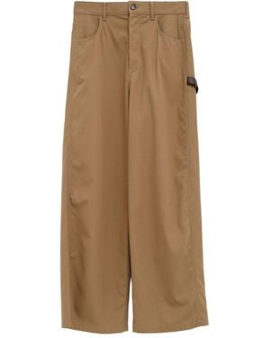 Loewe Carpenter Cotton Pants - Natural
