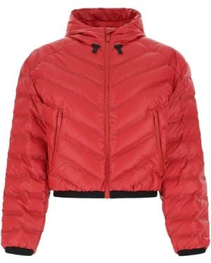 Prada Polyurethane Blend Padded Jacket - Red